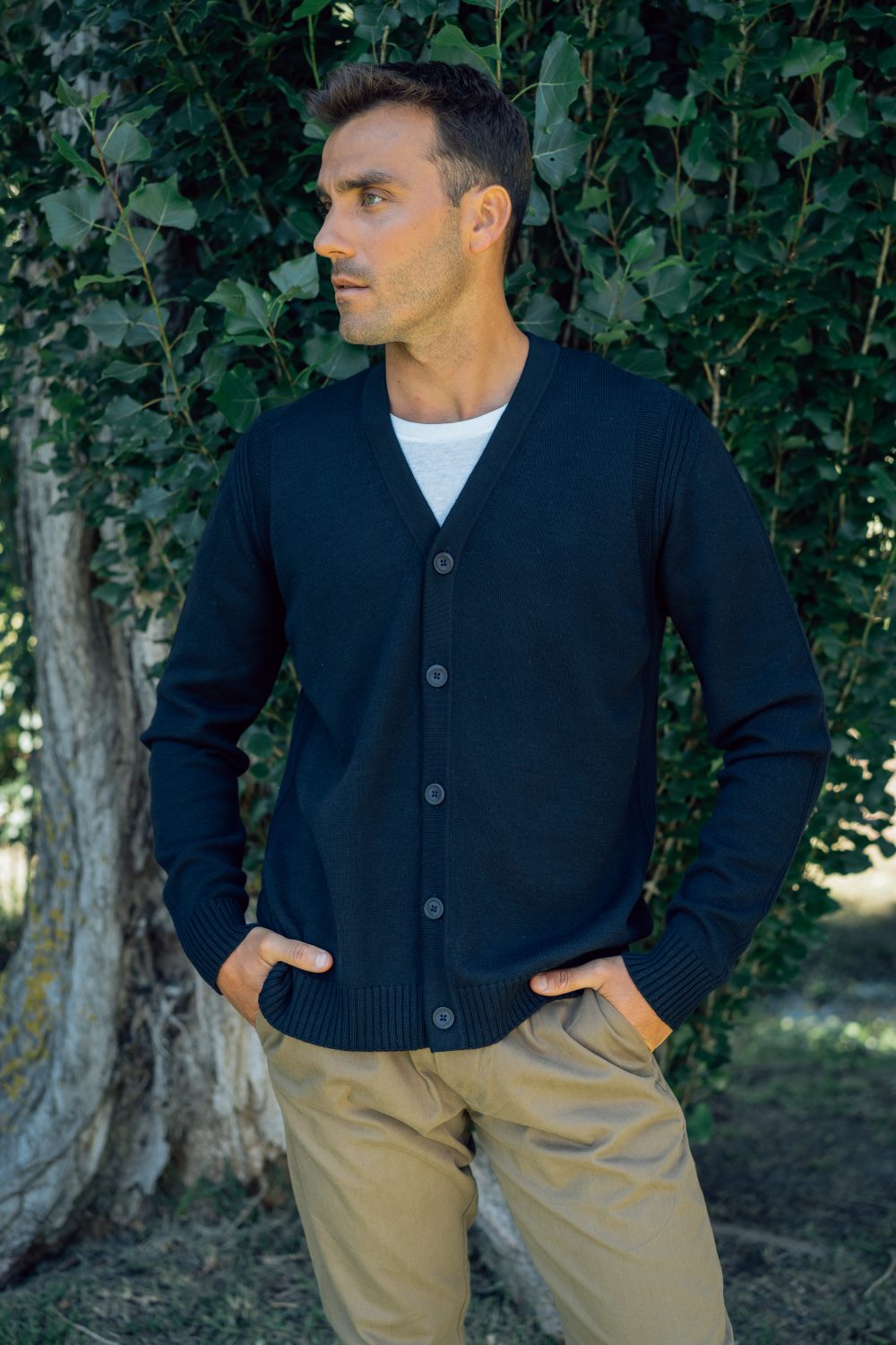 Cardigan HORIZONTE marino