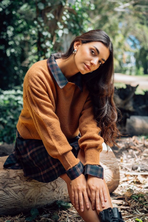 Sweater ESENCIA dulce de leche - S