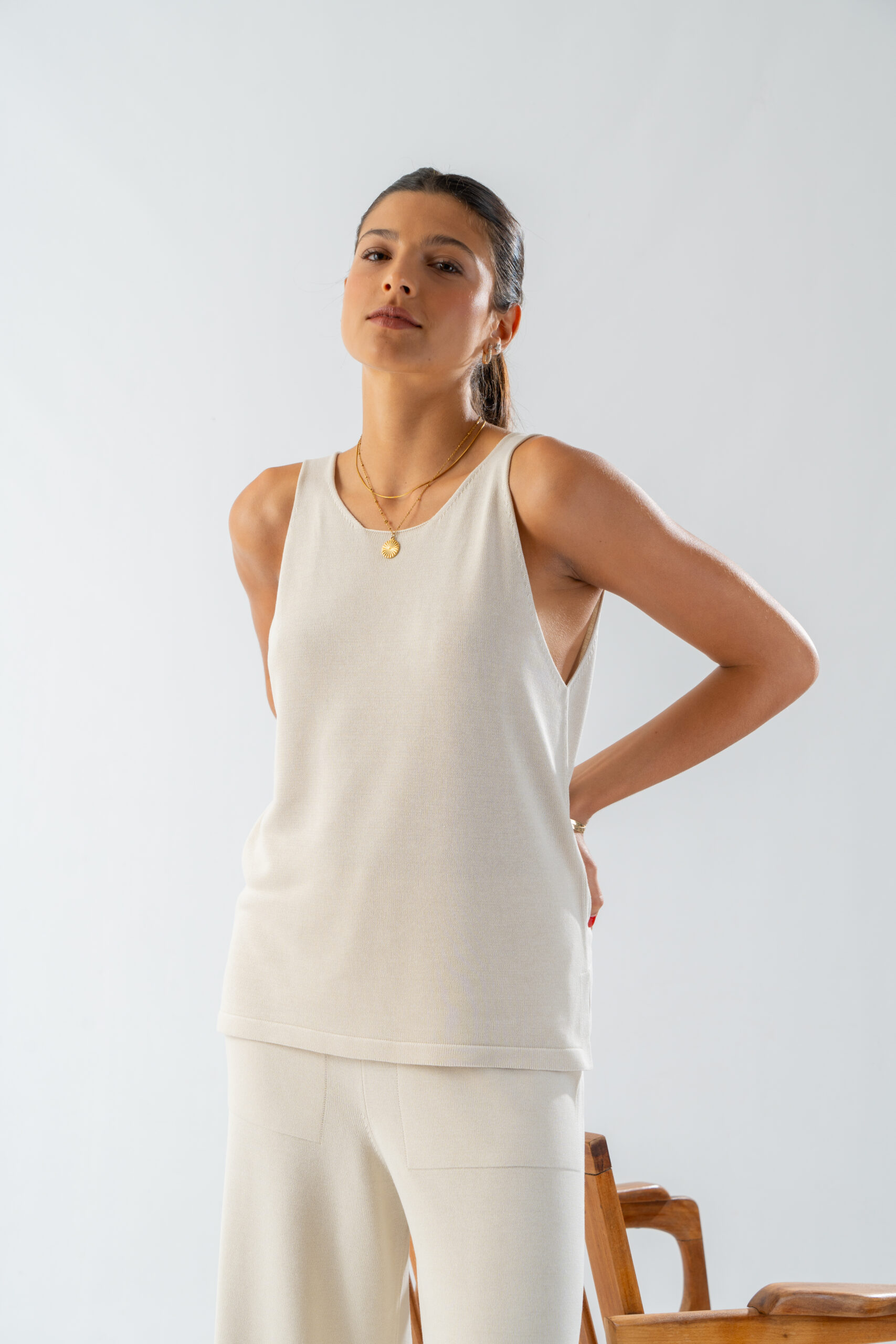 Musculosa Coco crudo