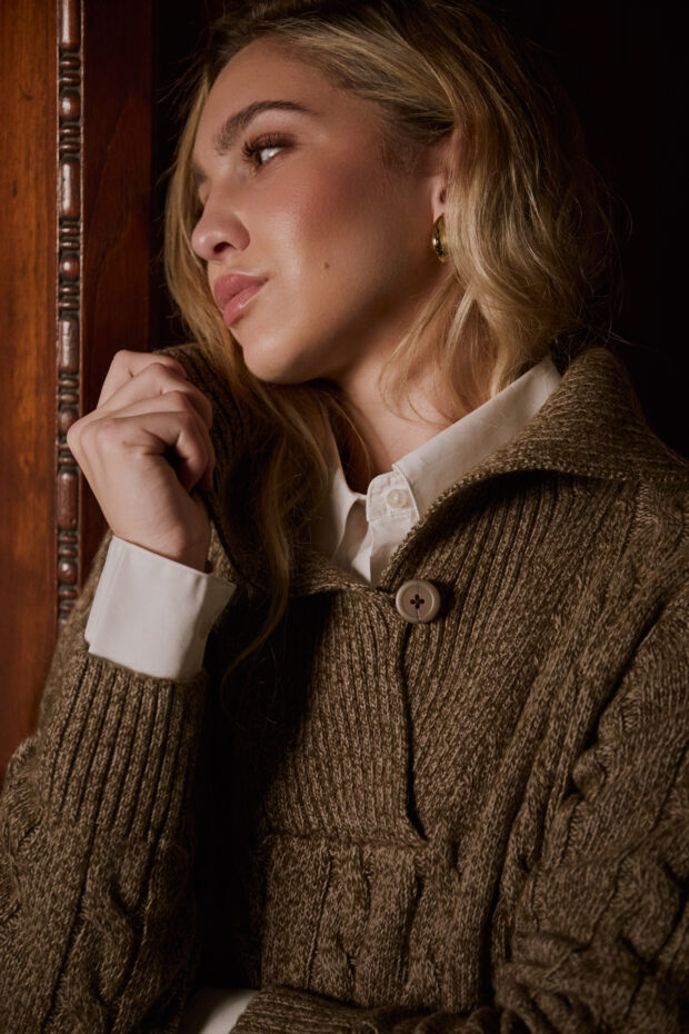 Sweater Nativa chocolate melange