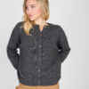 Cardigan Lana Cashmere gris topo
