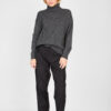 Polera Lana Cashmere gris topo