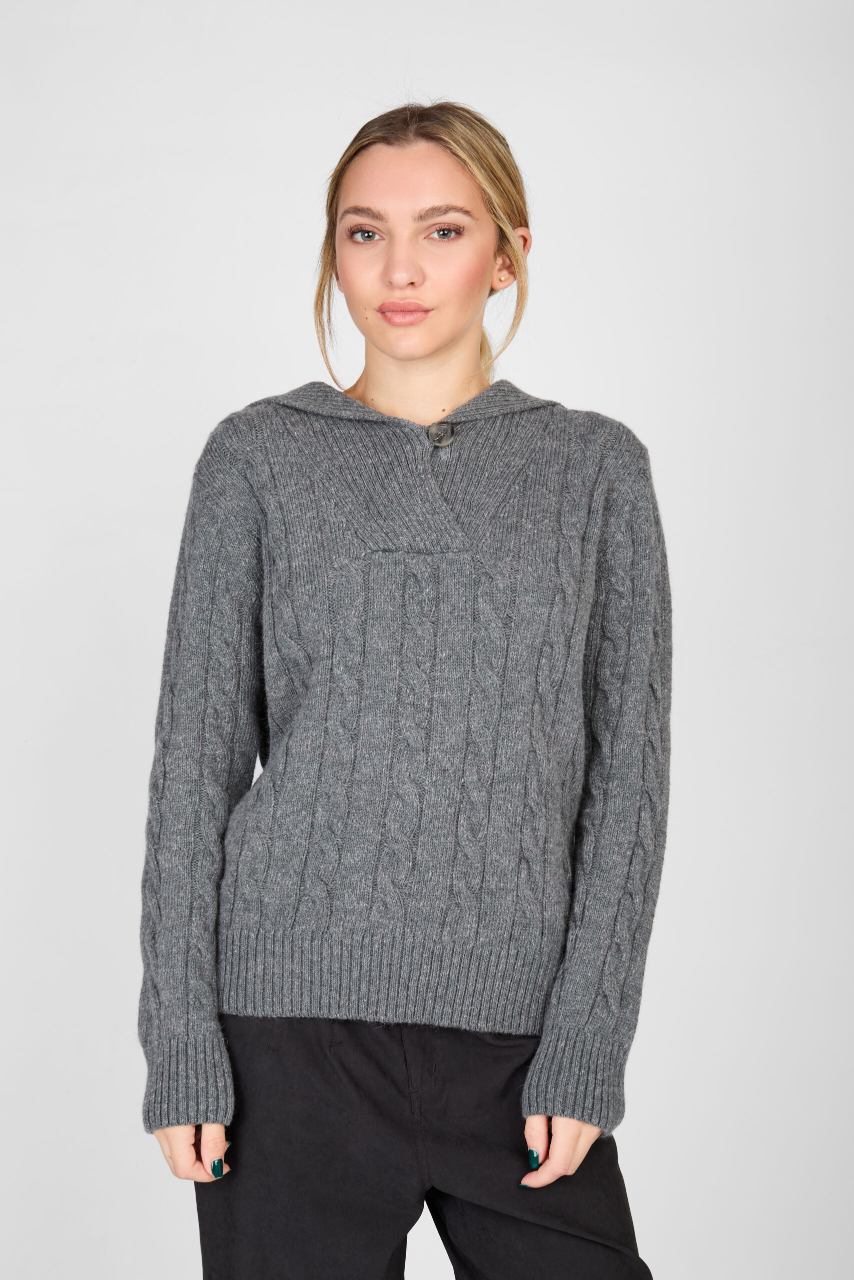 Sweater Nativa gris medio