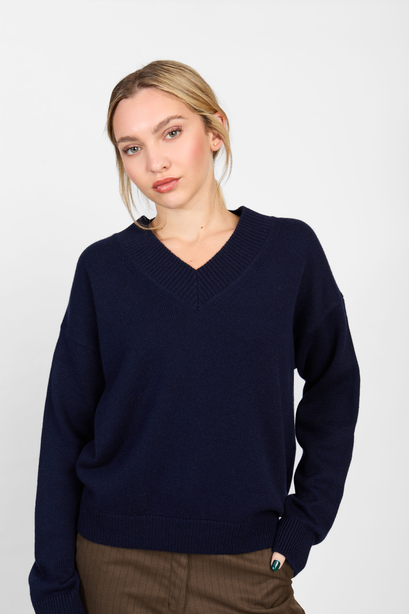 Sweater Lana Cashmere marino