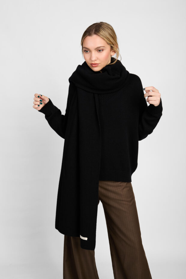 Manteau Lana Cashmere negro