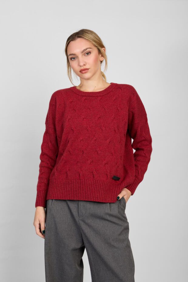 Sweater Calma bordo