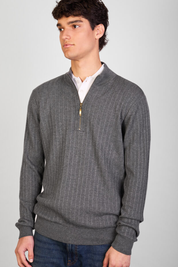 Sweater Oasis gris medio