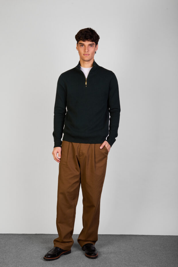 Sweater Tiza verde oscuro