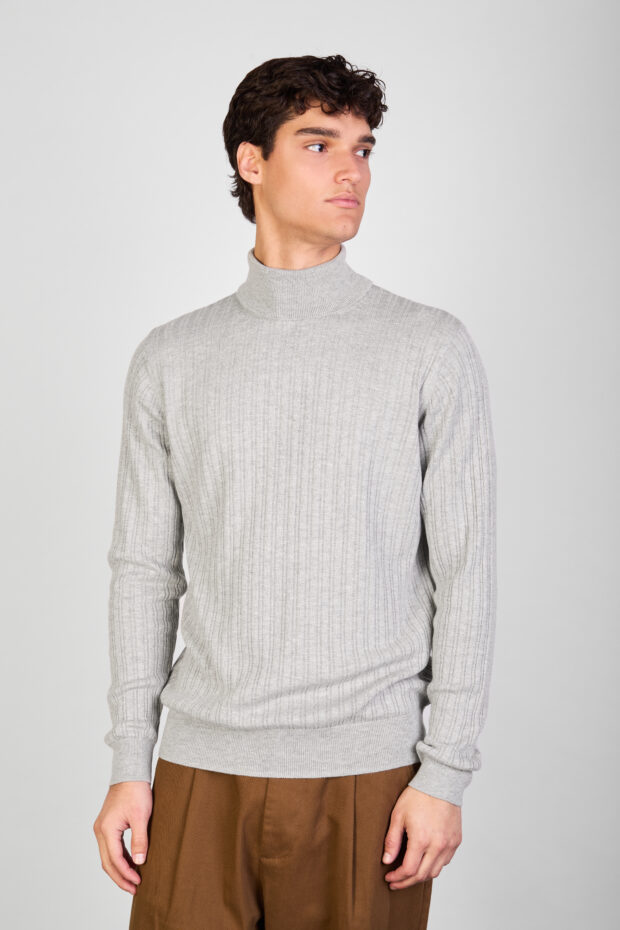 Sweater Prisma gris perla melange