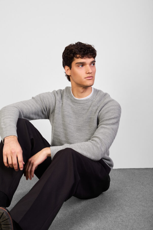 Sweater Olmo gris claro