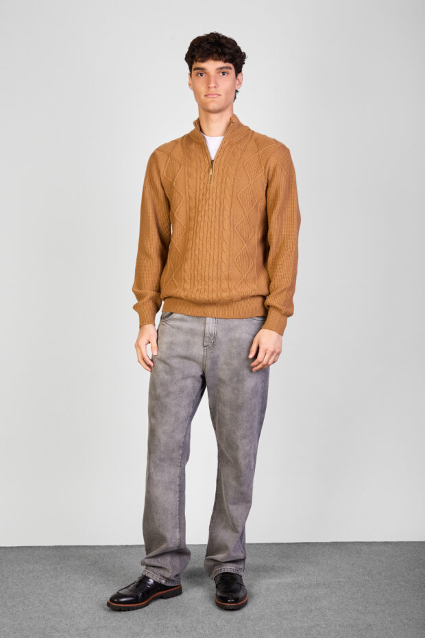 Sweater Éter camel