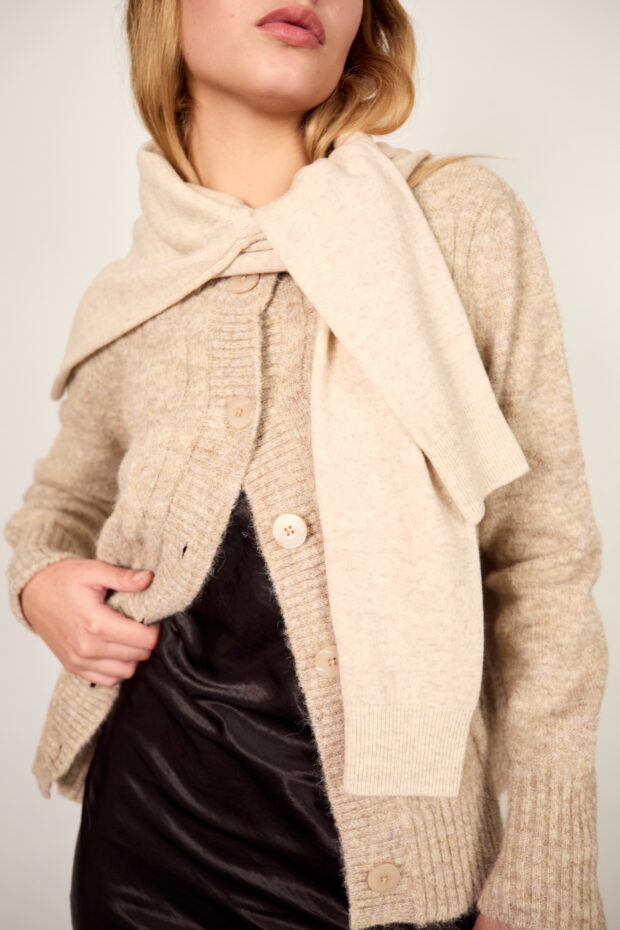 Cardigan Alpes natural melange