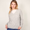 Sweater Caoba gris melange