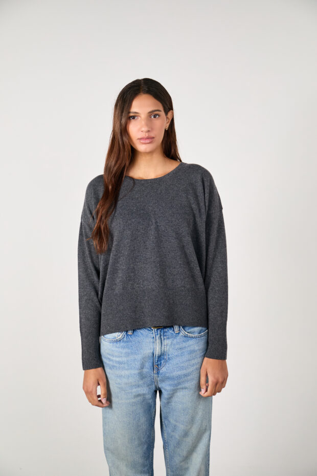 Sweater Puro gris topo