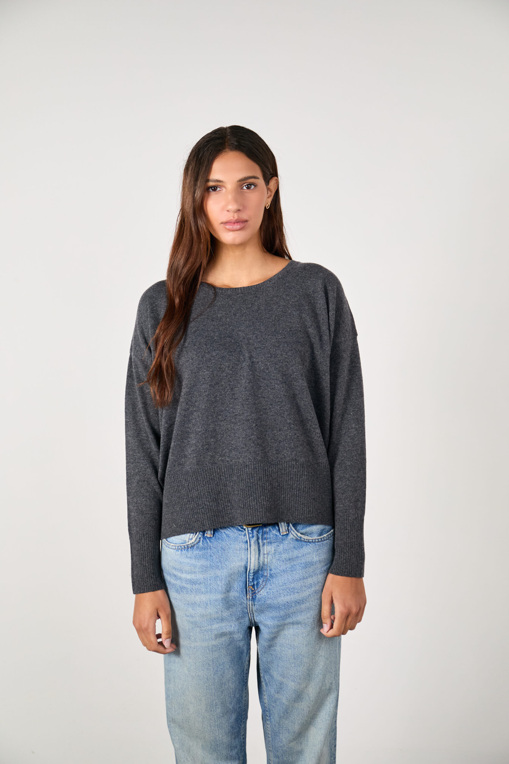 Sweater Puro gris topo
