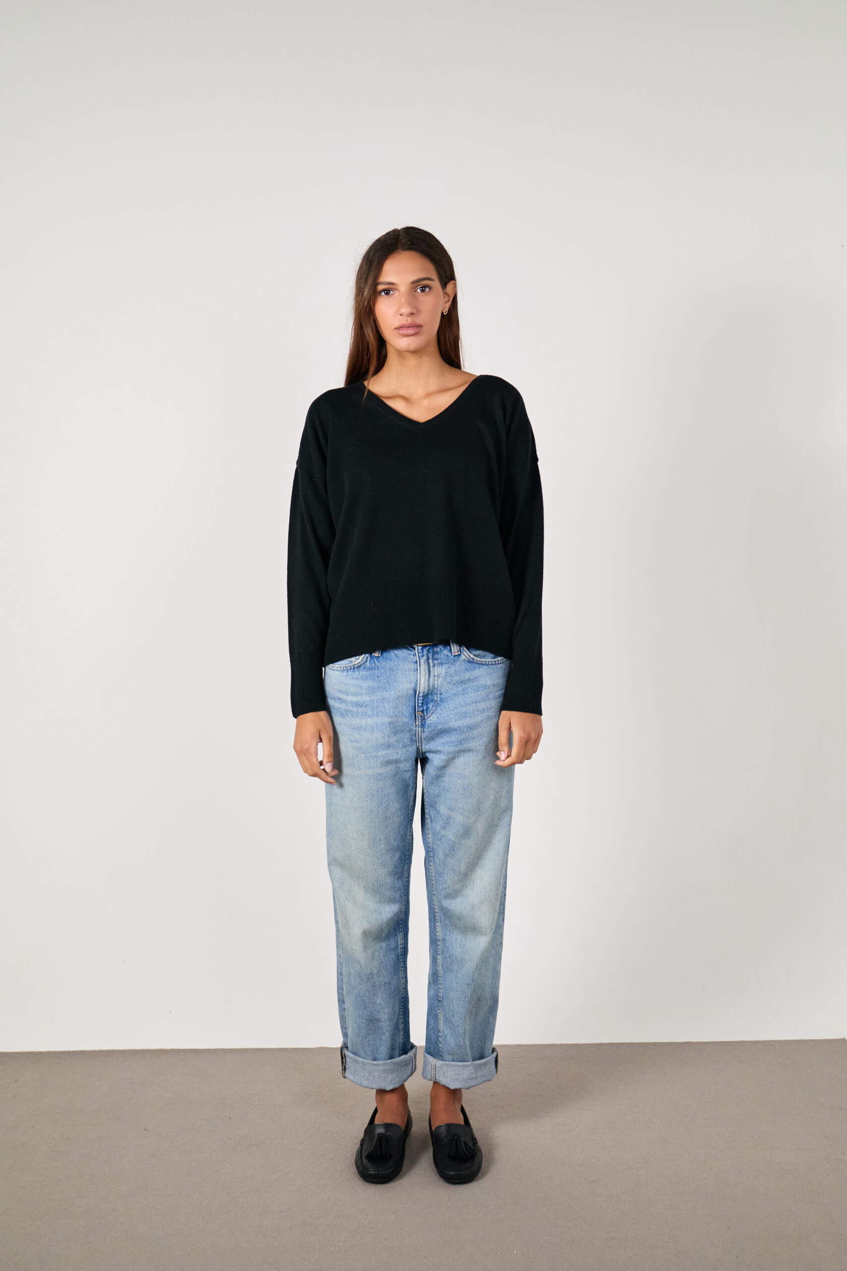 Sweater Reflejo negro